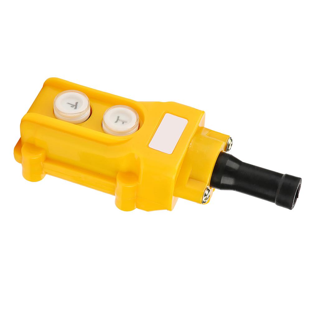 Crane Chain Push Button   Lifting Pendant Against Warehouse for Industrial Warehouse