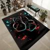 1PC Warrior and dragon, red theme Carpet for Living Room Bedroom Sofa Home Decor Rus Non-slip Floor Mat Luxury Gift