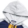 Fila Fusion Color Block Logo Embroidered Loose Casual Hoodie Men Hoodies Dark-Blue T11M317204F-NV