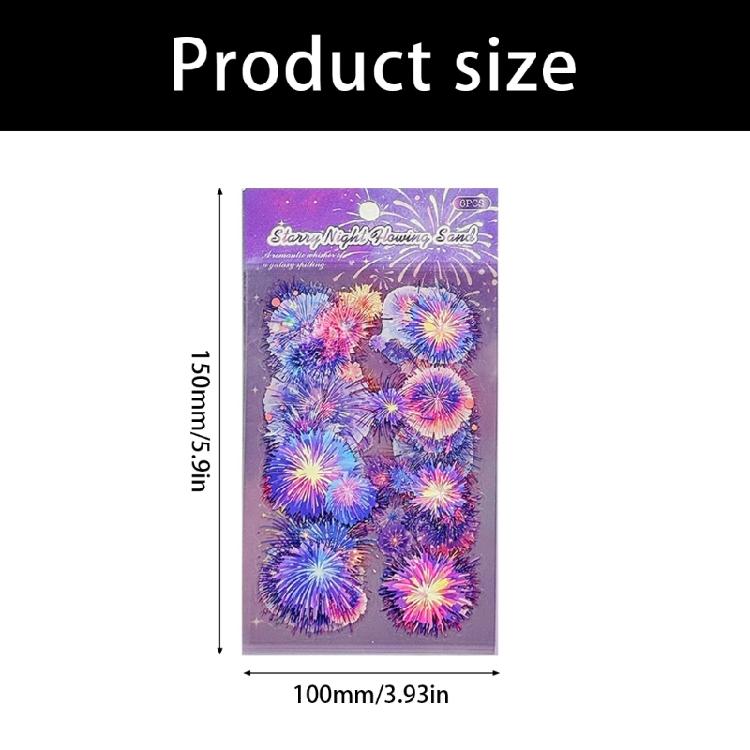 Safe Peels And Stick PET Sticker For Kids Crafting And Home Decors Long Timing Sparkling Sticker For DIY Art Projects