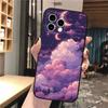 Scenery Anime Art Night Sky Stars moon Phone Case For iphone 17 Pro Max Air 16 15 14 13 Pro Max 15 16 Pro 15Plus