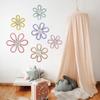 Macaron Color Children's Room Decoration Chrysanthemum Weaving Lace Wall Hanging Home Baby Girl Children's Wall Decoration