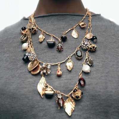 Feiertags-Trendige Mode-Schmuck-Halsketten Elegante Kettenhalskette-Verzierte Mode-Anhängerhalsketten