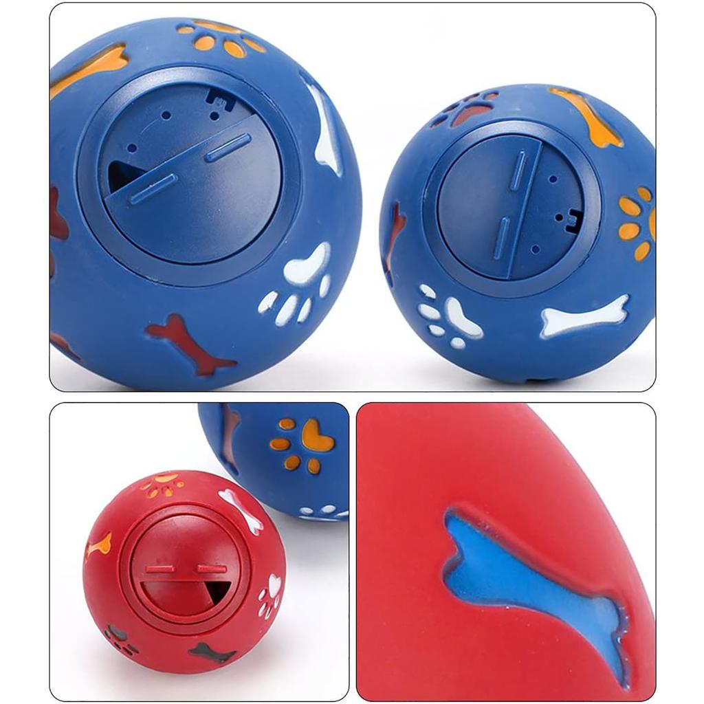 Rubber Kibble Food Dispenser Toy-Handle Dispenser-Interactive Candy Chew Toy