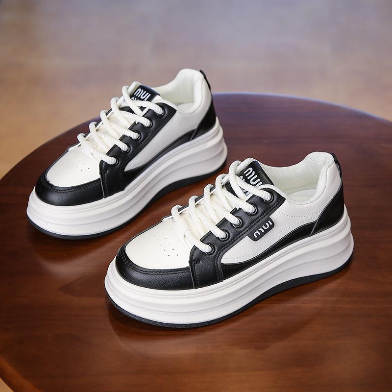 Women's Thick Soled Vulcanized Shoes - Multifunctional Board Shoes 2025 Spring Autumn Fashionable Popular Casual Sports Shoes