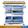 Commercial Three-Tier Plastic Push Cart for Dish Collection In Restaurants and Hotels