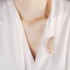 Bo Xin Yun Korean Zircon Wheat Ear Brooch with Freshwater Pearl