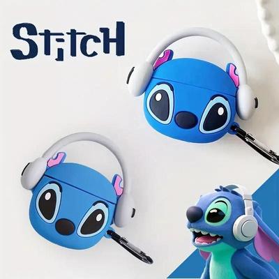 Capa Stitch para fones de ouvido Lilo Lilo Stitch estojo para fones de ouvido capa protetora silicone