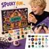Halloween 3D -Day Holiday Countdown Calendar Toy for Kids, Boys and Girls