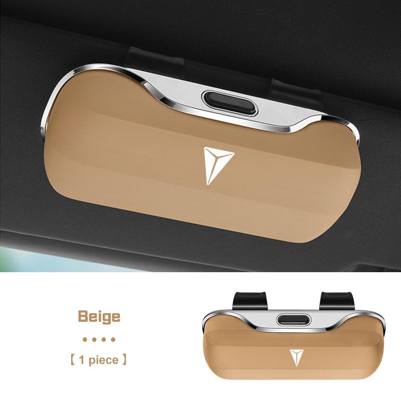 Car Visor Glasses Box Portable For Changan Deepal S7 S07 SL03 S05 G318 S09 Auto Sunglasses Holder Eyeglasses Case Car Accessries