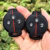 For Benz Brabus 451 Silicone Car Key Case Cover For Benz Smart 450 City Coupe Cabrio Crossblade Fortwo Roadster K Forfour Key