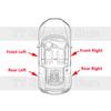 Kamshing Car Door Speaker Horn For Benz Vito Viano W447 V260 2016-2024 Car Door Loudspeaker