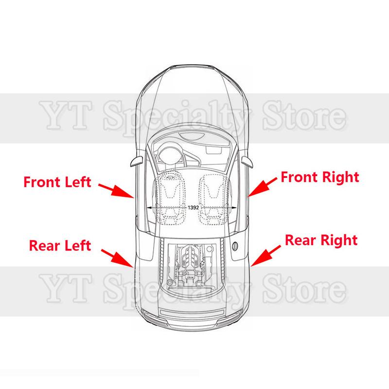 Kamshing Car Door Speaker Horn For Benz Vito Viano W447 V260 2016-2024 Car Door Loudspeaker