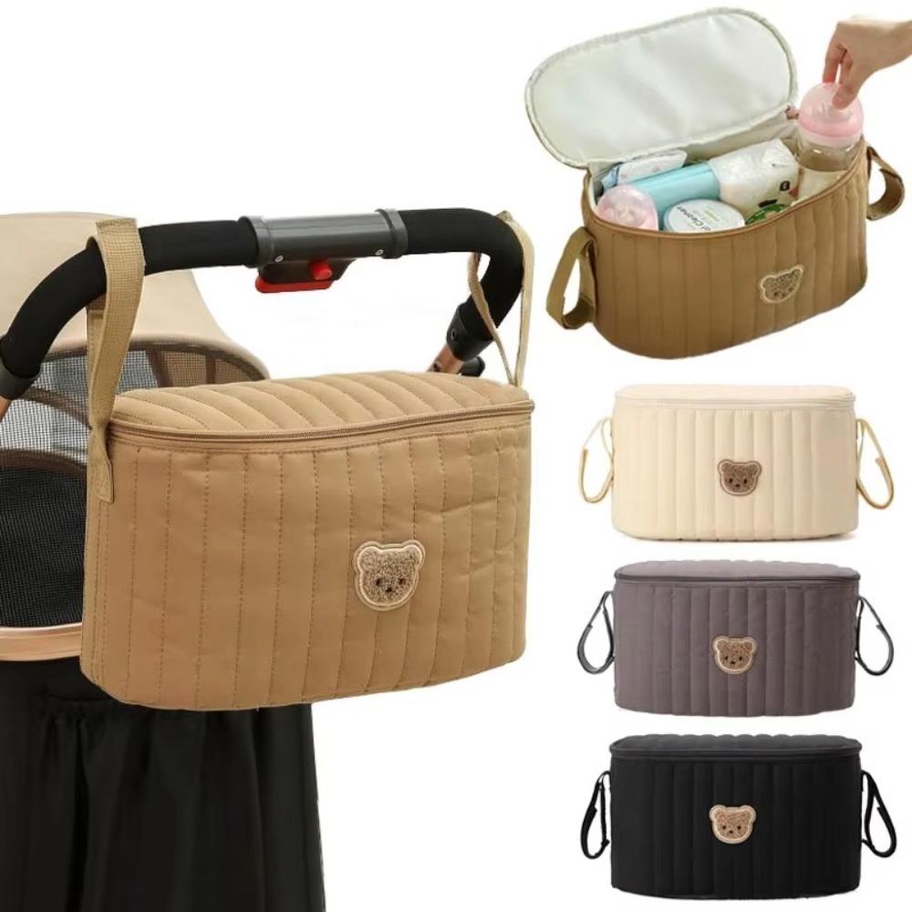 Multifunctional Baby Diaper Bag Cute Bear Design Maternity Storage Bags Baby Stroller Accessories