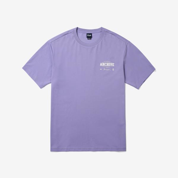 Fila Graphic T shirT Supima purple/100
