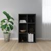 VidaXL Bookcase/Buffet Black 66x30x97.8 Cm Particleboard