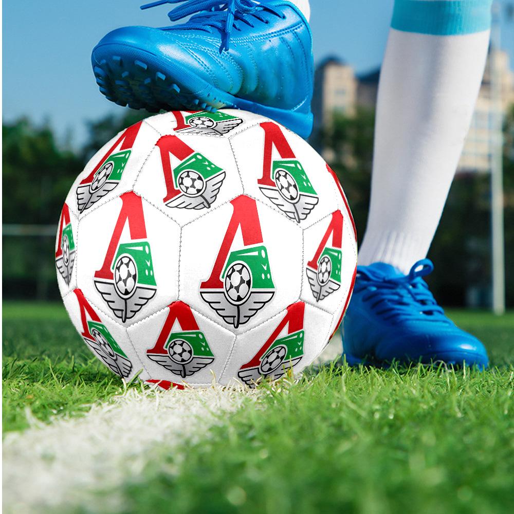 Lokomotiv Moscow Theme Size 5 Match Soccer Ball Professional Outdoor Football Soft Touch Training Ball