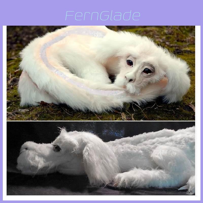 Falkor Dalla Storia Infinita Peluche Drago Fortunato Giocattolo Imbottitura in Cotone PP Decorazione per la Casa Regalo per Bambini