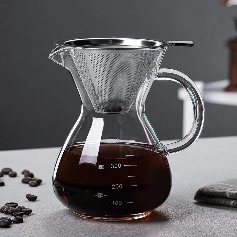 Glass Hand Pour Coffee Pot