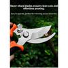 Heavy Duty Pruning Shears Stainless Steel Garden Scissors Fruit Tree Bonsai Trimmer Ergonomic Non-Slip Grip Plant Care Tools