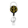 Flower Butterfly Chrysanthemum Doctor ID Badge Clip Lanyards Holder Porta Credencial  Reel Nurse Retractable Keychain Wholesale