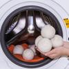 6Pcs 7cm Wool Dryer Balls Laundry Cleaning Ball Clothes Natural Fabric Softener