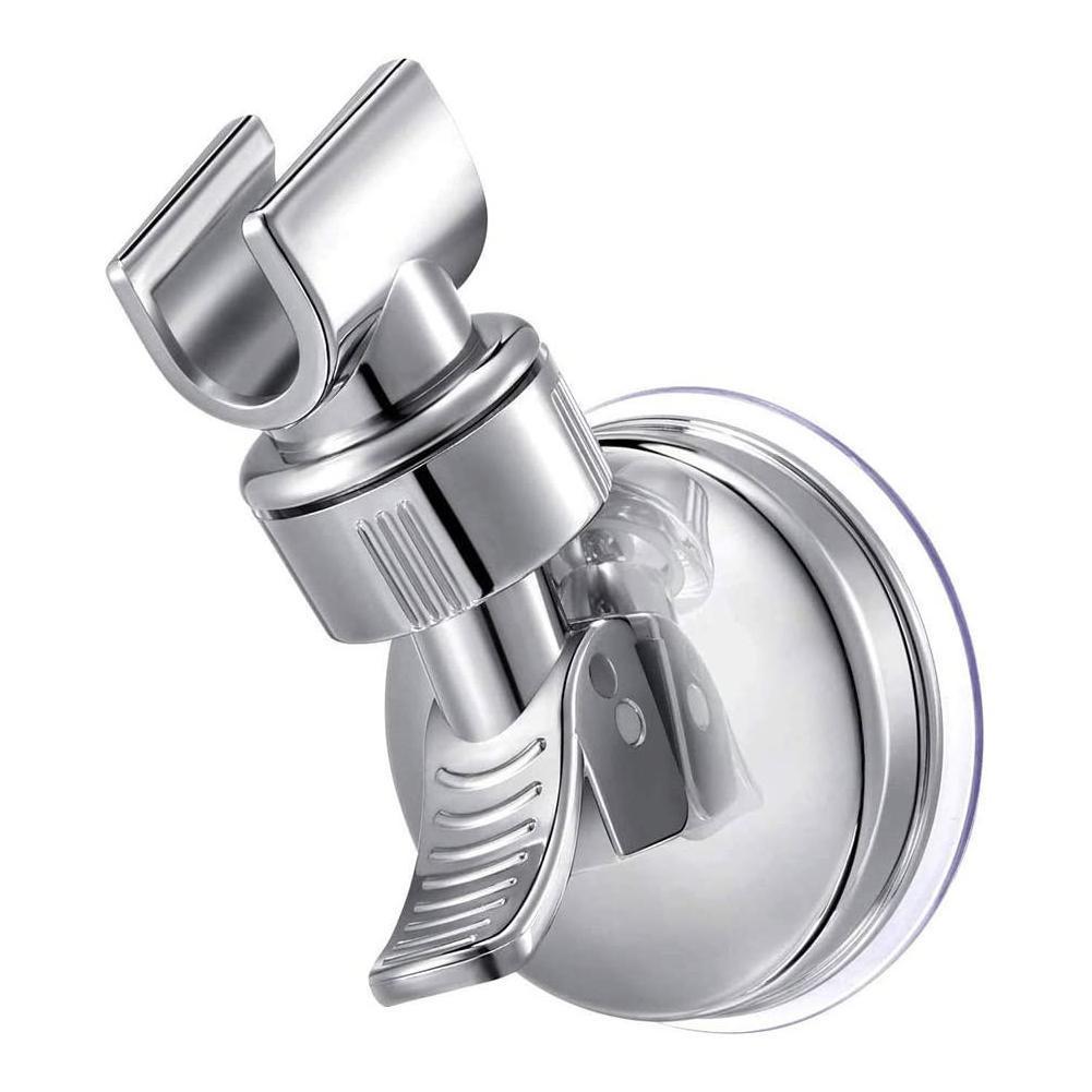 Adjustable Shower Bracket Fixed Base Universal Wall Mounted Shower Head Holder Handheld Sprayer Suction Cup Support For Bathroom