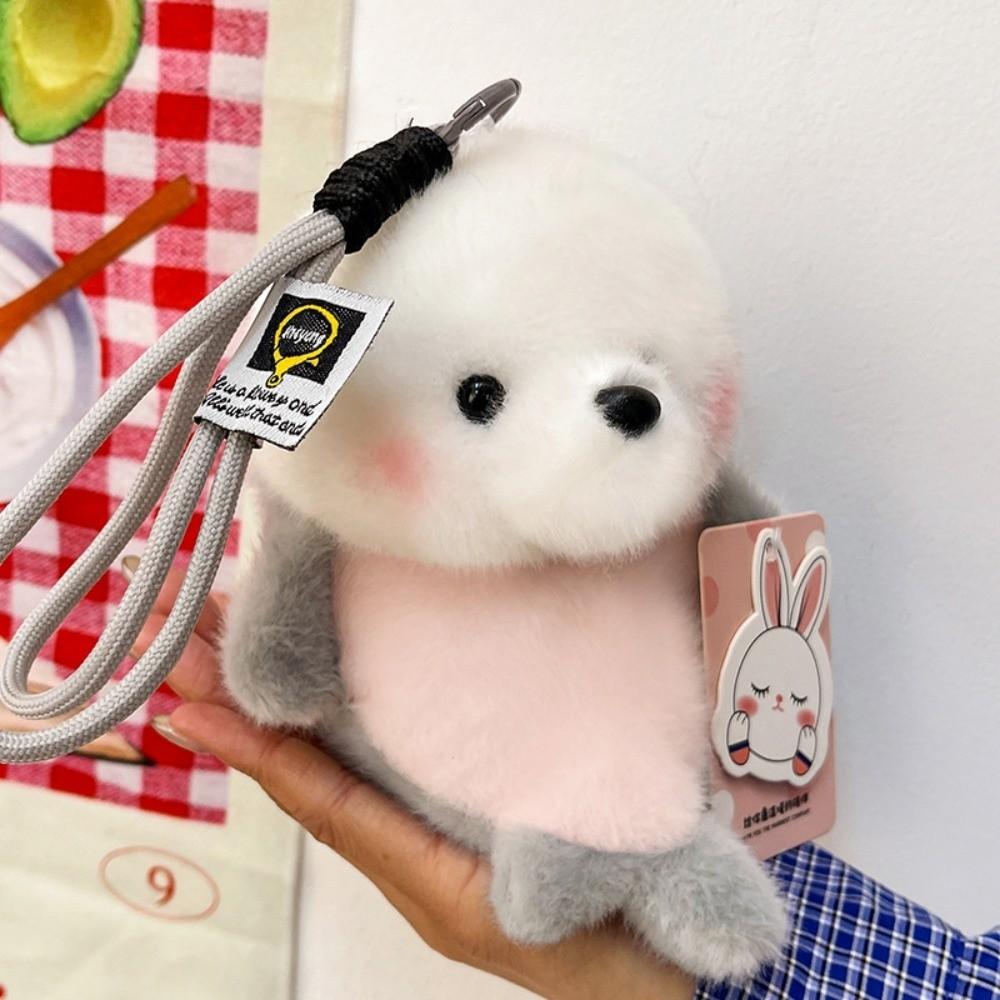 Stuffed Animals Dolphin Bag Pendant Marine Animal Seal Key Chain Plush Keychain Gifts