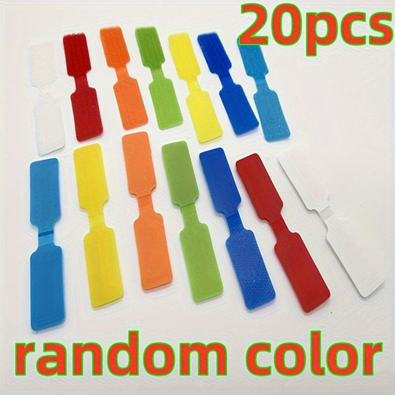 20 ks/50 ks barevné kabelové popisovací pásky, stahovací pásky na kabely - popisovatelné, opakovaně použitelné identifikátory vodičů pro domácnost/kancelář