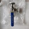 3/4" 19mm 304 Edelstahl Sanitär 3-Wege L-Port Kugelhahn 1.5" Tri-Clamp Ferrule Typ Für Heimbrauerei Molkereiprodukt