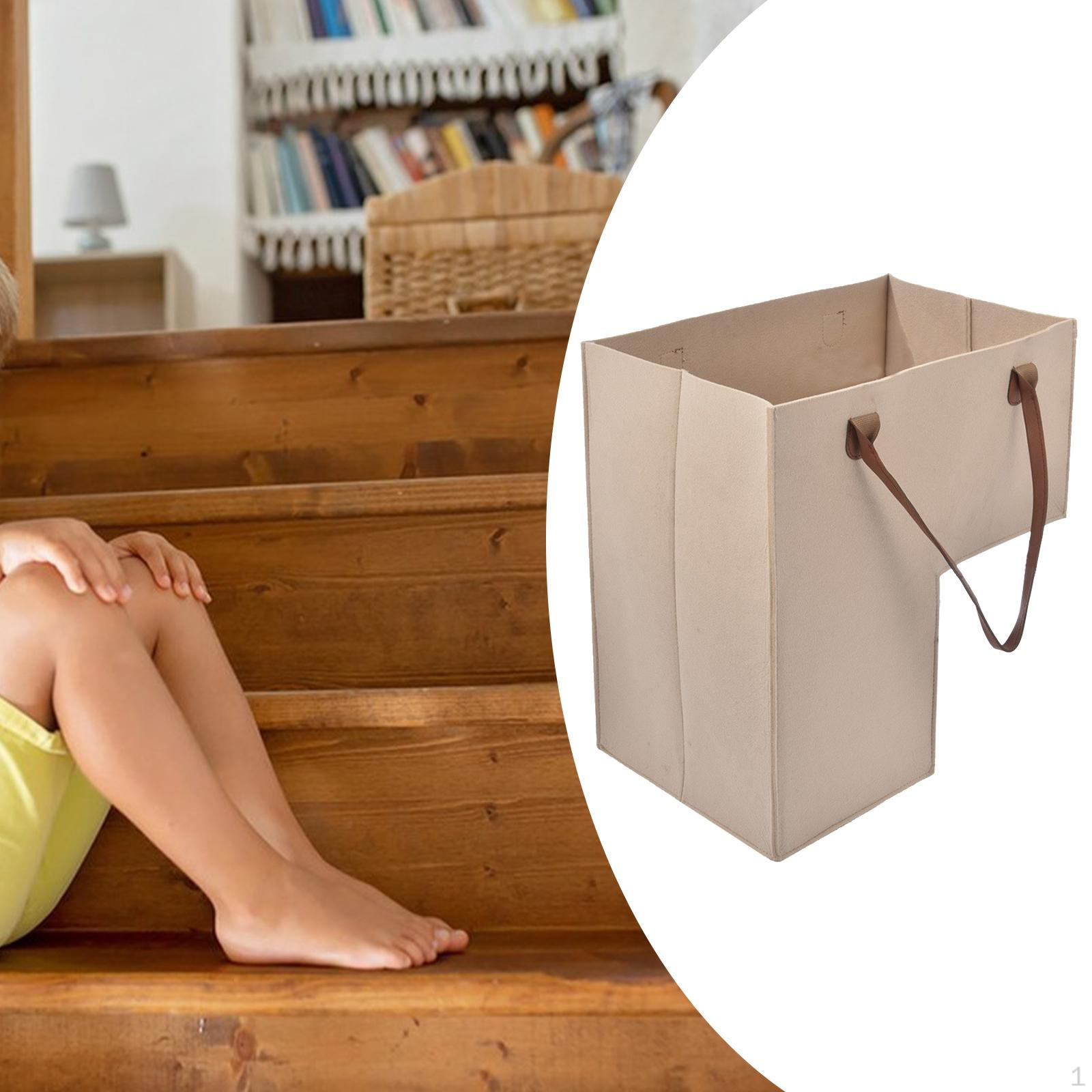 

Складная лестничная корзина-органайзер для предметов первой необходимости дома и в офисе бежевый