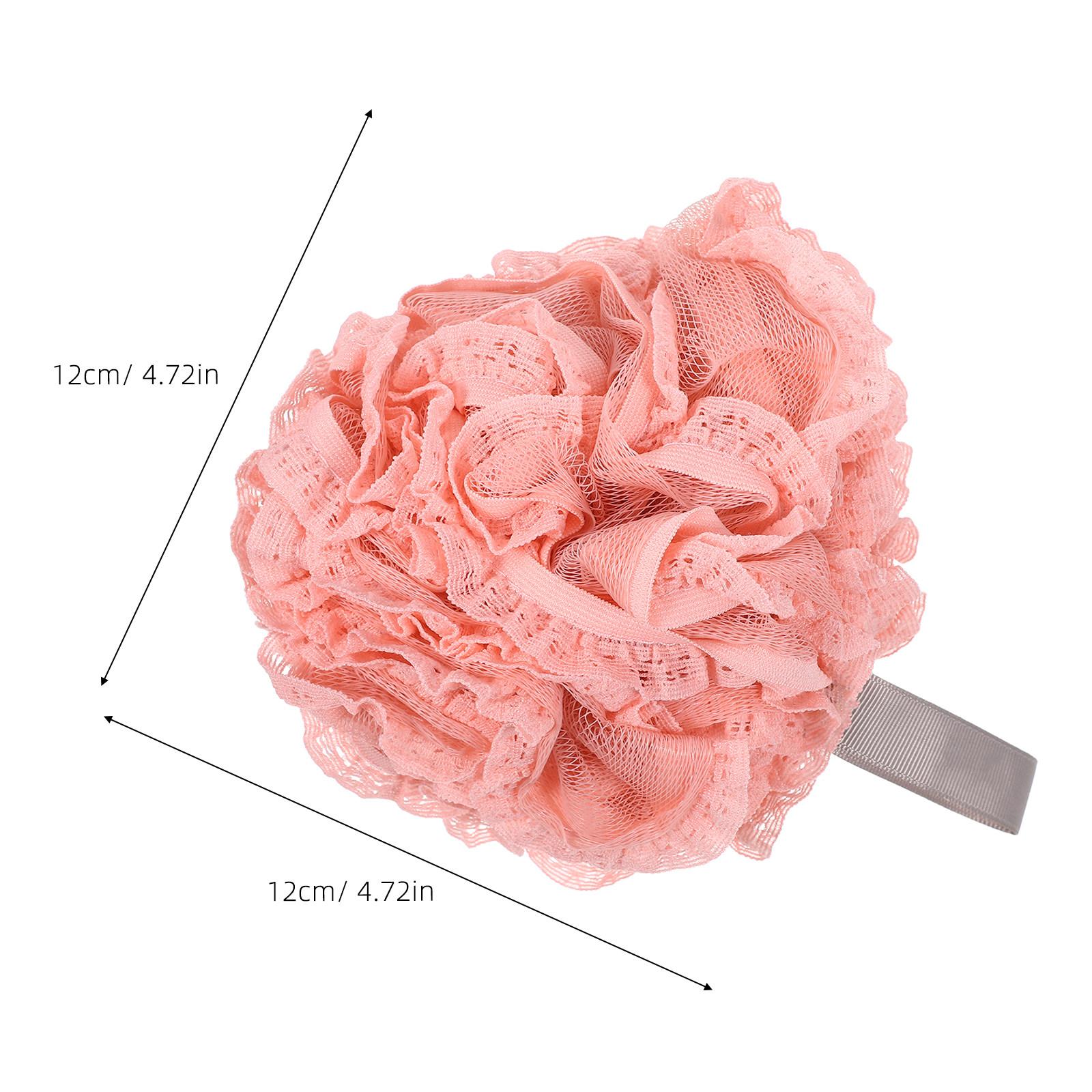 

Sky- Mesh Bath Ball Shower Ball for Body Exfoliation Deep Cleansing Relaxing Lather Non-Irritating Soft Friction Unisex розовый