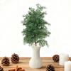 Künstliche Norfolk-Kiefer Grünpflanzen Stiel Falscher Zweig UV-Beständig Künstlicher Kiefernnadel-Pick Weihnachtsfeiertag