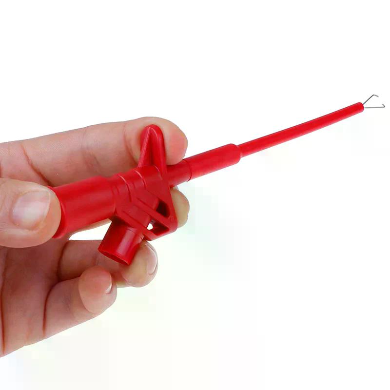 Professional Insulated Quick Test Hook Clip High Voltage Flexible Testing Probe