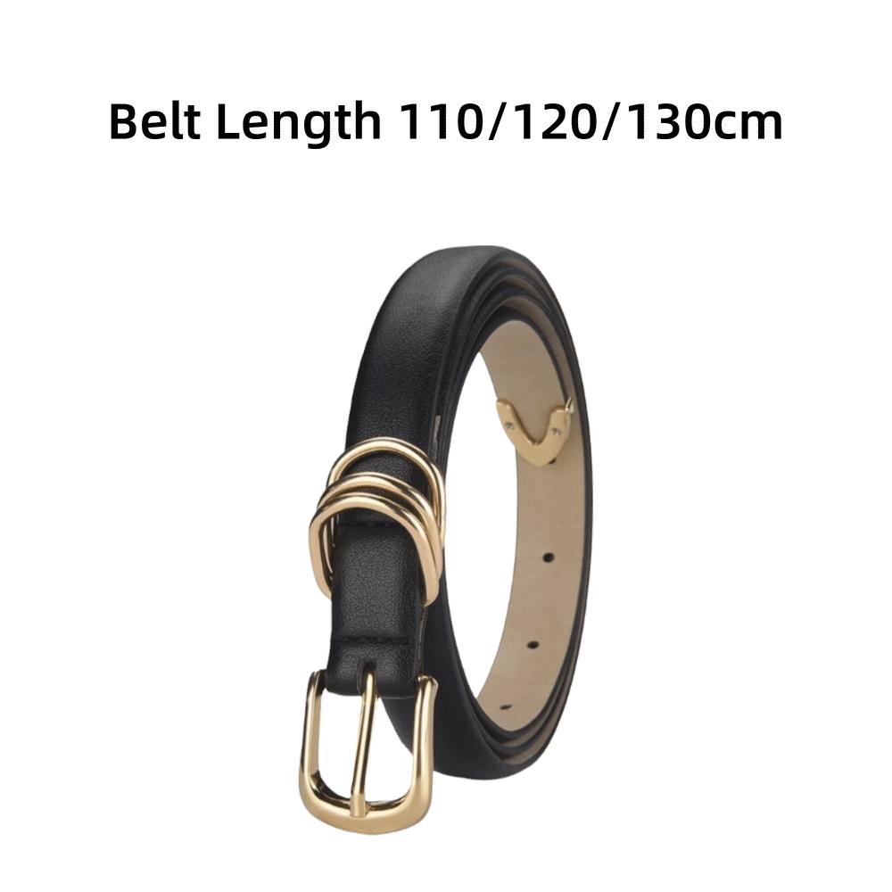 Thin Waist Belt Versatile Decorative Belt Casual Dress Jeans Belt For Daily Wear