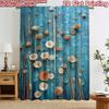 2D Flat Printing 2pcs Curtain Window Treatment Curtains Golden Lotus On Water Digital Printed Polyester Drapes Seasonal Party &