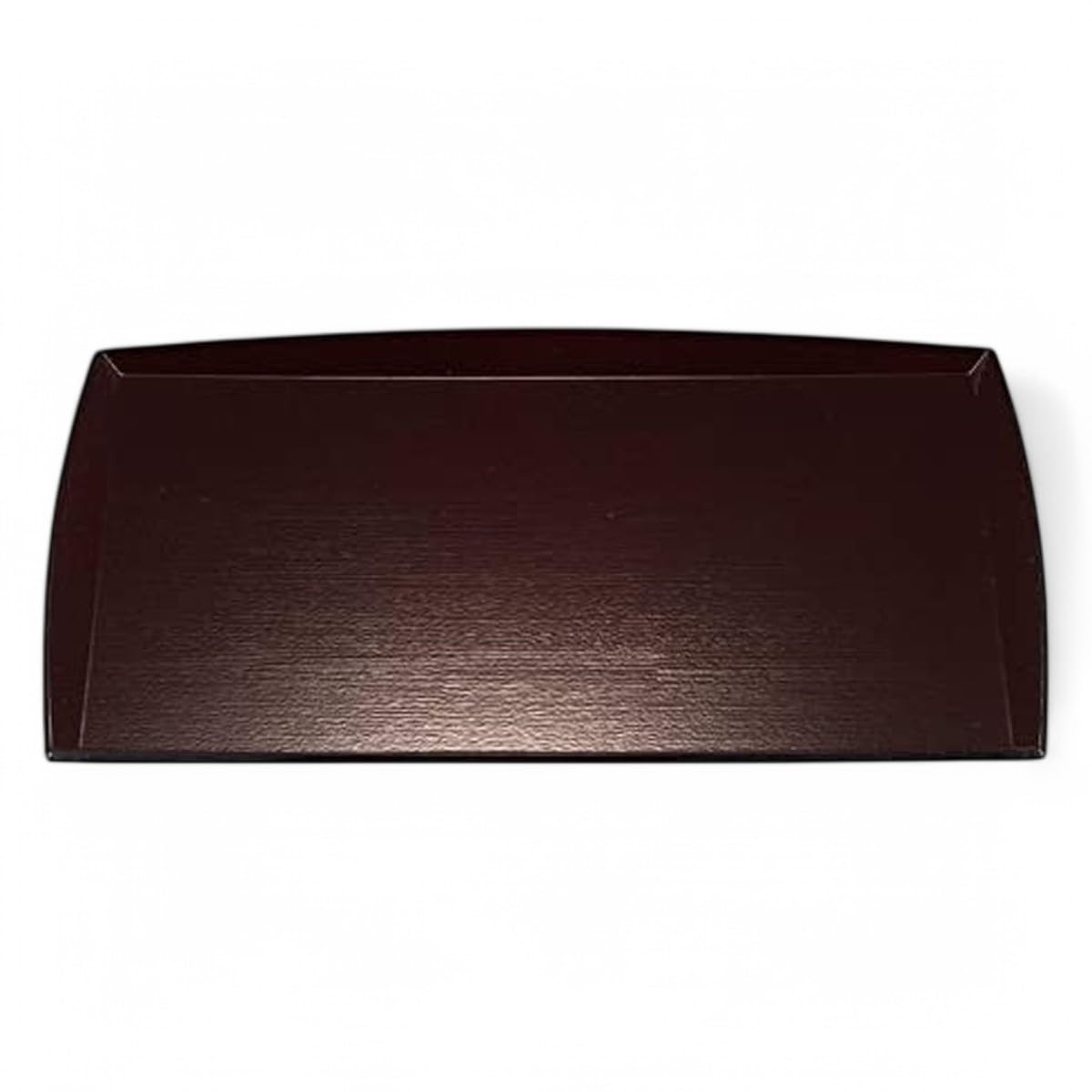 

Made in Wood Shintame SL x x J-Kitchens Placemat, Japan, High-Quality Japanese-Style Tray, 5-Shaku, High-Rimmed, Long, Grain, (45.6cm 32.8cm 2cm)