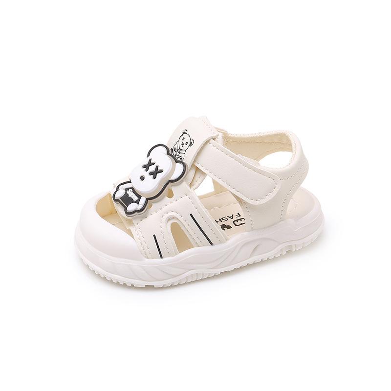 Soft-soled baby sandals summer breathable baby toddler shoes non-slip bag head sandals children anti-kick casual sandals