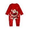 Family Casual Comfortable Long Sleeved Long Pants 3D Christmas Printed Parent-child Set