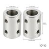 Stiv akselkobling Motorkobling Koblingshylse 5mm/8mm/10mm #45 Stål Sølv for 3D-skriver / RC-robot / Bilmodellaksel / DIY-koder