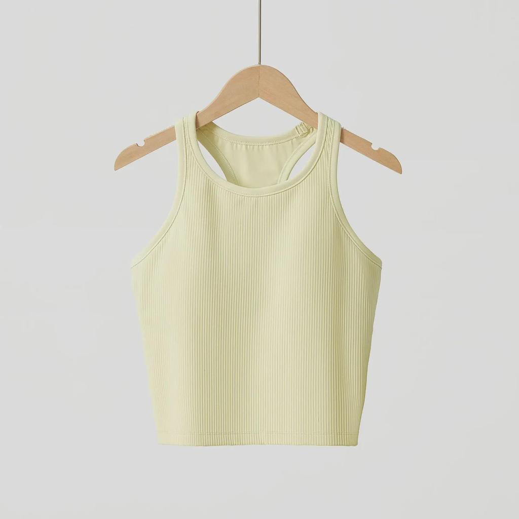 Women's Original Ebb Yoga Vest: I-Shaped Quick-Dry Sportswear with Chest Pad for Running and Fitness