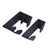 1/2 Layer Badminton Racket Holder Plastic Wall Hook Wall Mounted Racket Holder Tennis Racket Storage Rack Vertical Display Stand