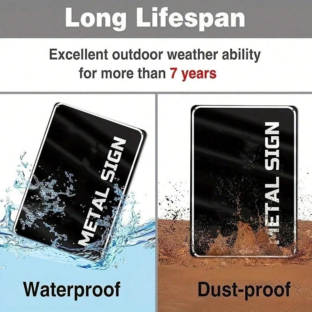 Funny Farm Decor Rustic Iron Metal Sign Watch Your Nuts Vintage Rectangular Plaque for Home Garden