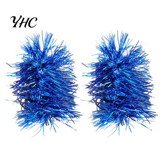 Long-lasting Tinsel Bracelet 1 Pair Colorful Elastic Band Adults Kids Universal Children's Day Rubber Kindergarten Dance Performance Prop Sports Meet