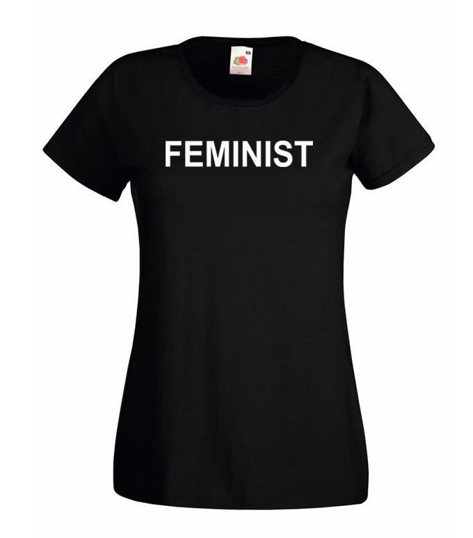 Unisexs Feminist 1980s Pop Music Icon Equality Celebrity Lady Fit Black TShirt 2XL