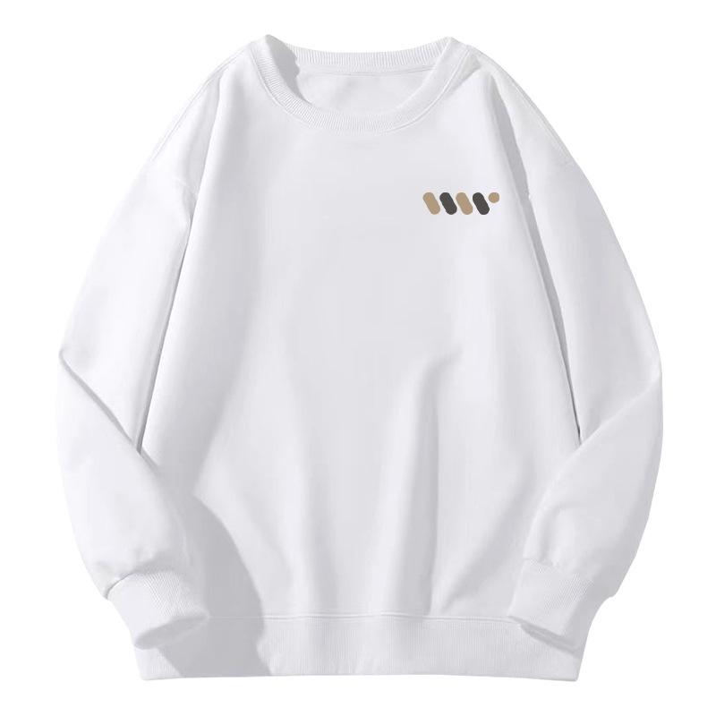 Men's Winter Hoodie: Round Neck, Plus Velvet, Thickened, Trendy, Heavyweight for Autumn and Winter.