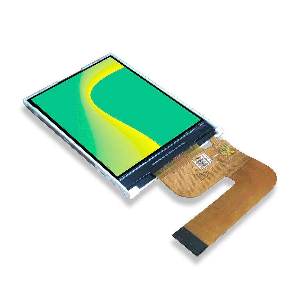 2.4-Inch IPS Facial Recognition Display: Industrial HD TFT Screen with High Brightness and Serial Port Connectivity.