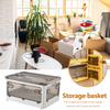 Foldable Storage Bins With Lids Wheels Doors Trunk Organizer Collapsible Storage Box With Clear Doors Storage Cabinet Organizer