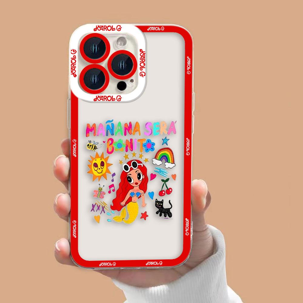 k-Karol G Manana Sera Bonito Clear Phone Case For VIVO S1 V20 V21 V21E V23 V23E V25 V27 V27E V29E V30E V30 V40 V50 V60 Case Capa