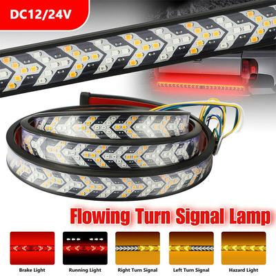 12V 24V LED Rücklichtleiste für die Heckklappe des LKWs, Rückfahrlicht, Bremslichtleiste für den Pickup, Blinker, wasserdicht, Rücklicht
